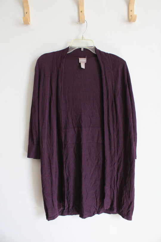 Chico's Purple Lightweight Cardigan | 0 (S)