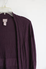 Chico's Purple Lightweight Cardigan | 0 (S)