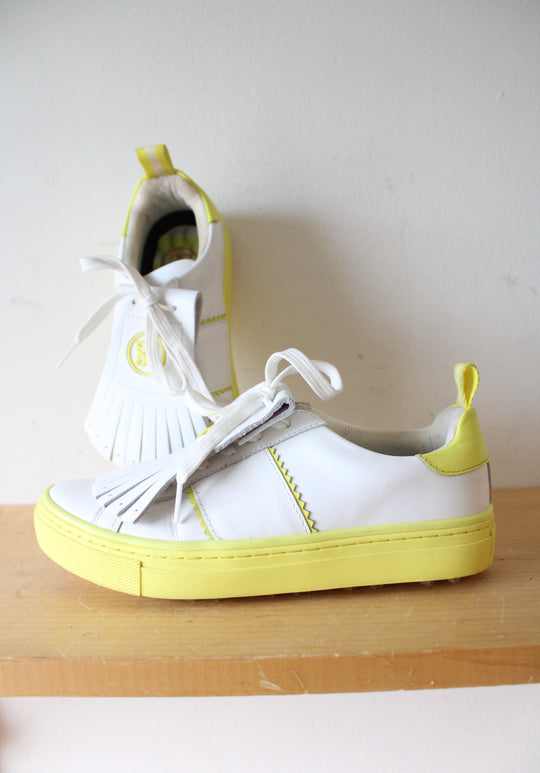 G/FORE Contrast Accent Kiltie Golf Shoes | Size 8