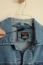 IMRANM Medium Wash Denim Jean Jacket | L