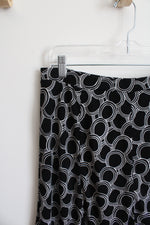 George Stretch Black and White Patterned Skirt | 12/14
