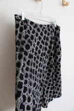 George Stretch Black and White Patterned Skirt | 12/14