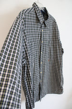 Tommy Hilfiger Green Blue Yellow & White Plaid Button Down Shirt | XL