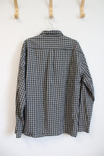 Tommy Hilfiger Green Blue Yellow & White Plaid Button Down Shirt | XL
