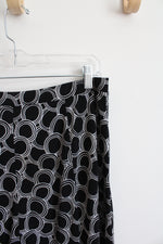 George Stretch Black and White Patterned Skirt | 12/14