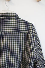 Tommy Hilfiger Green Blue Yellow & White Plaid Button Down Shirt | XL