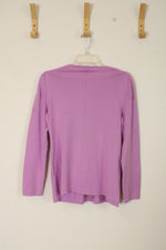 Talbots Light Purple V-Neck Sweater | M