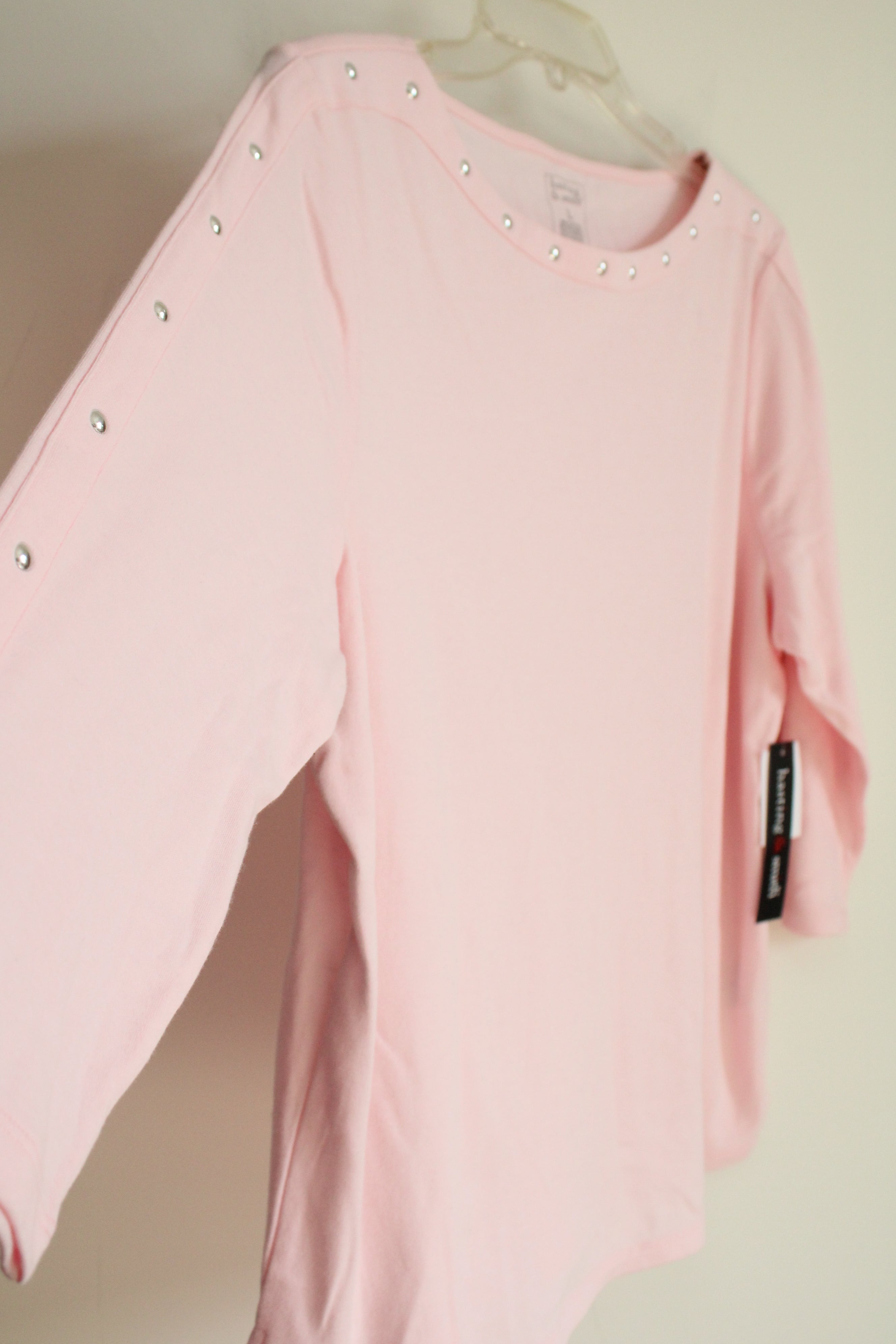 NEW Hasting & Smith Light Pink Long Sleeved Shirt | L