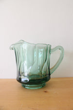 Jamestown Fostoria Green 40oz Glass Pitcher