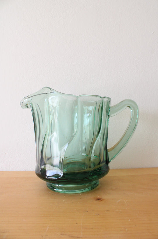 Jamestown Fostoria Green 40oz Glass Pitcher