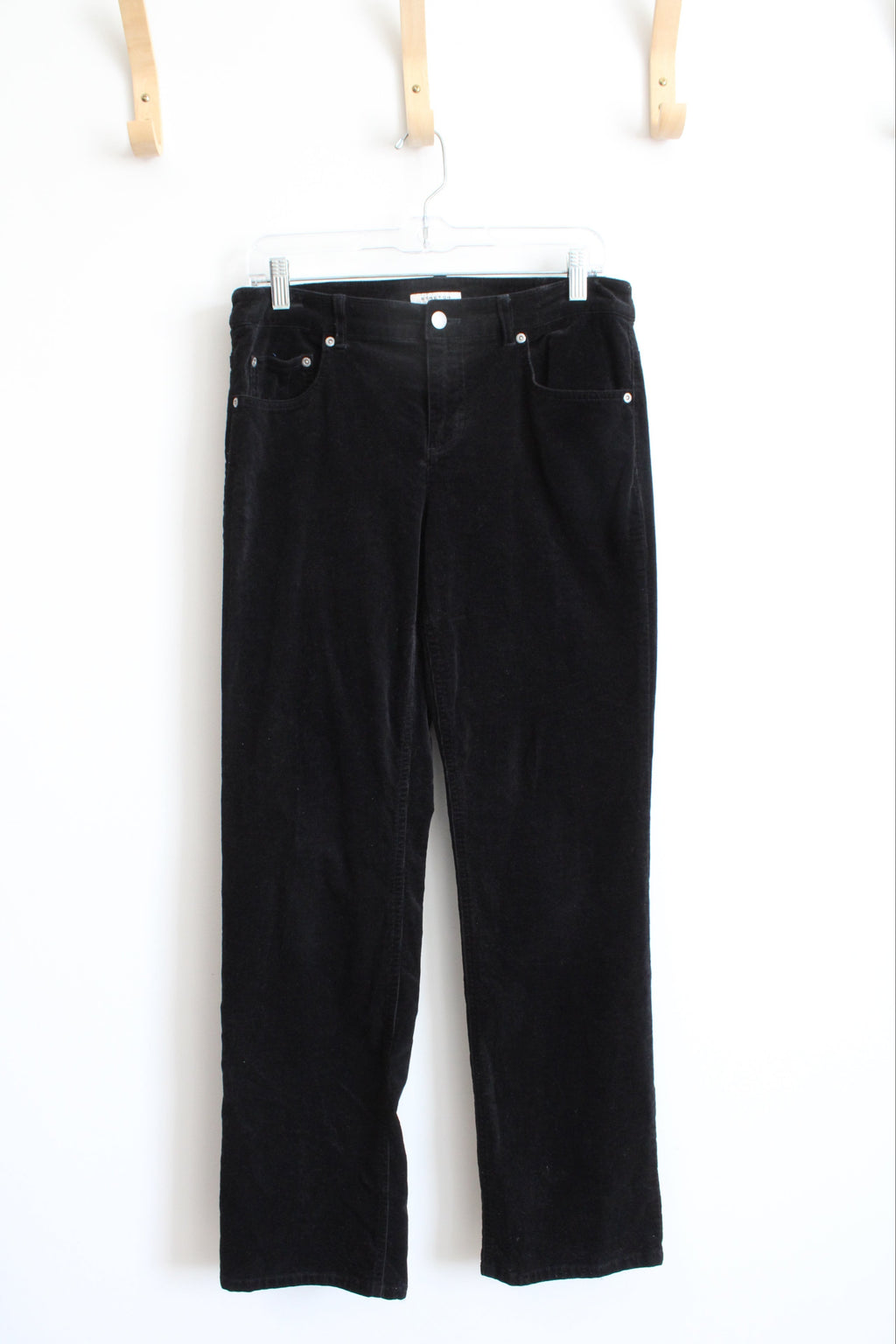 Jones New York Stretch Black Cordery Pants | 6
