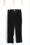 Jones New York Stretch Black Cordery Pants | 6