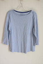 Charter Club Light Blue Long Sleeved Shirt | L