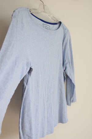 Charter Club Light Blue Long Sleeved Shirt | L