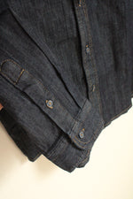 NEW Chaps Dark Wash Denim LS Button Down Shirt | M