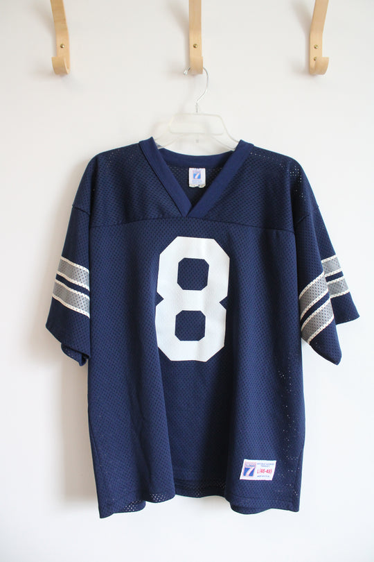 Logo 7 Navy #8 Jersey Shirt | L