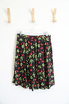 LuLaRoe Black Ladybug Patterned Skirt | L (12)