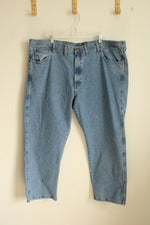 Wrangler Light Wash Relaxed Fit Jeans | 48x29