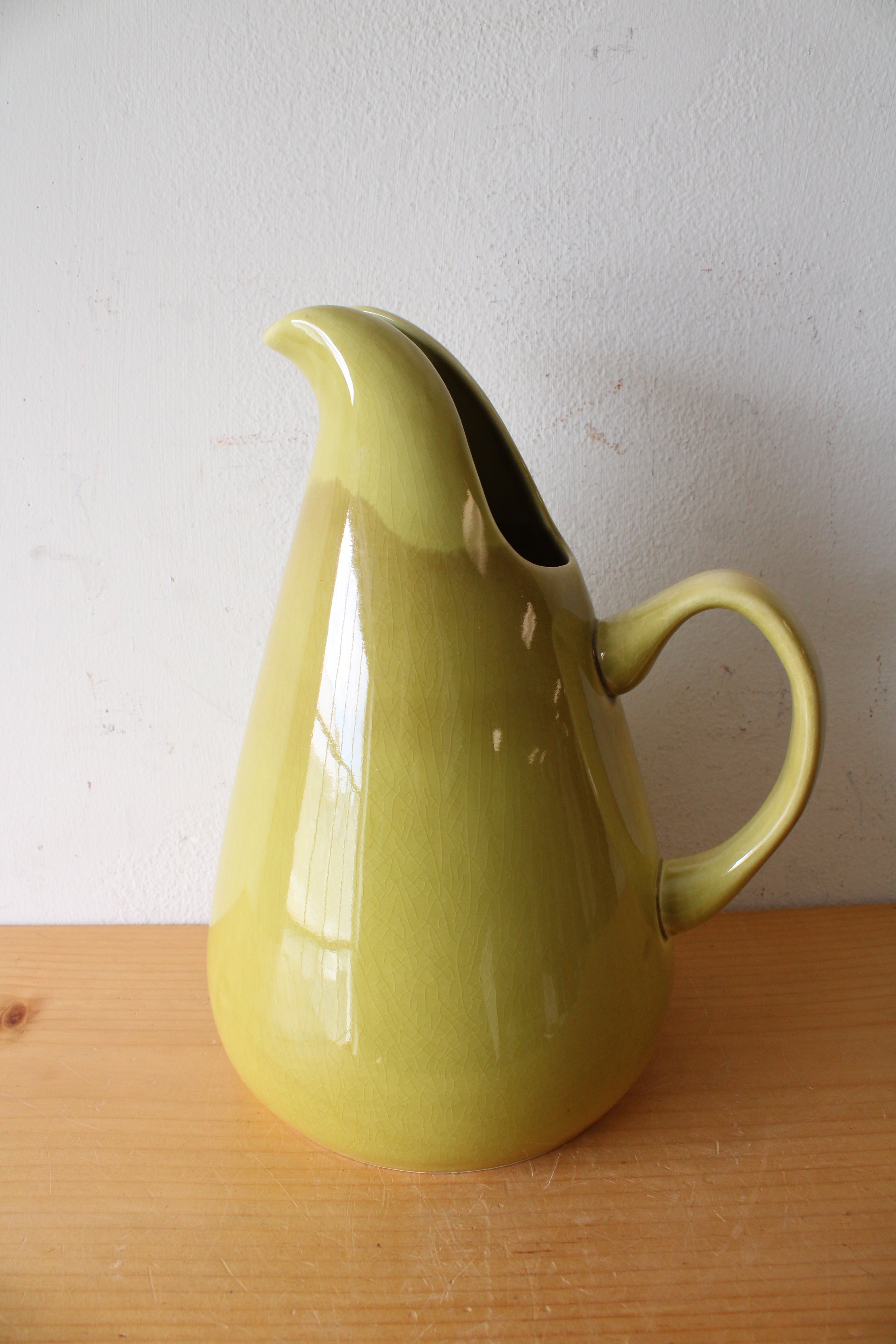 Russell Wright Modern Chartreuse Pitcher