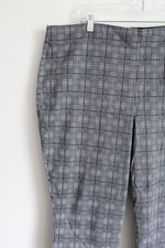 Old Navy Black White Plaid Fitted Pant | 20