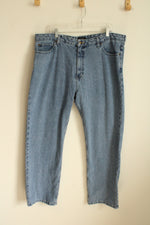 Van Heusen Medium Wash Relaxed Fit Jeans | 40x30