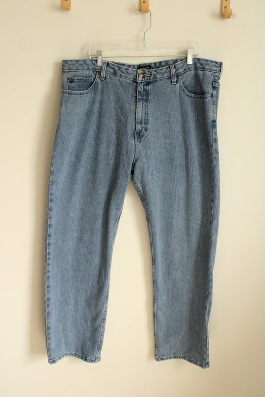 Van Heusen Medium Wash Relaxed Fit Jeans | 40x30