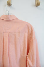 Lanesboro Peach Long Sleeved Button Down Shirt | M