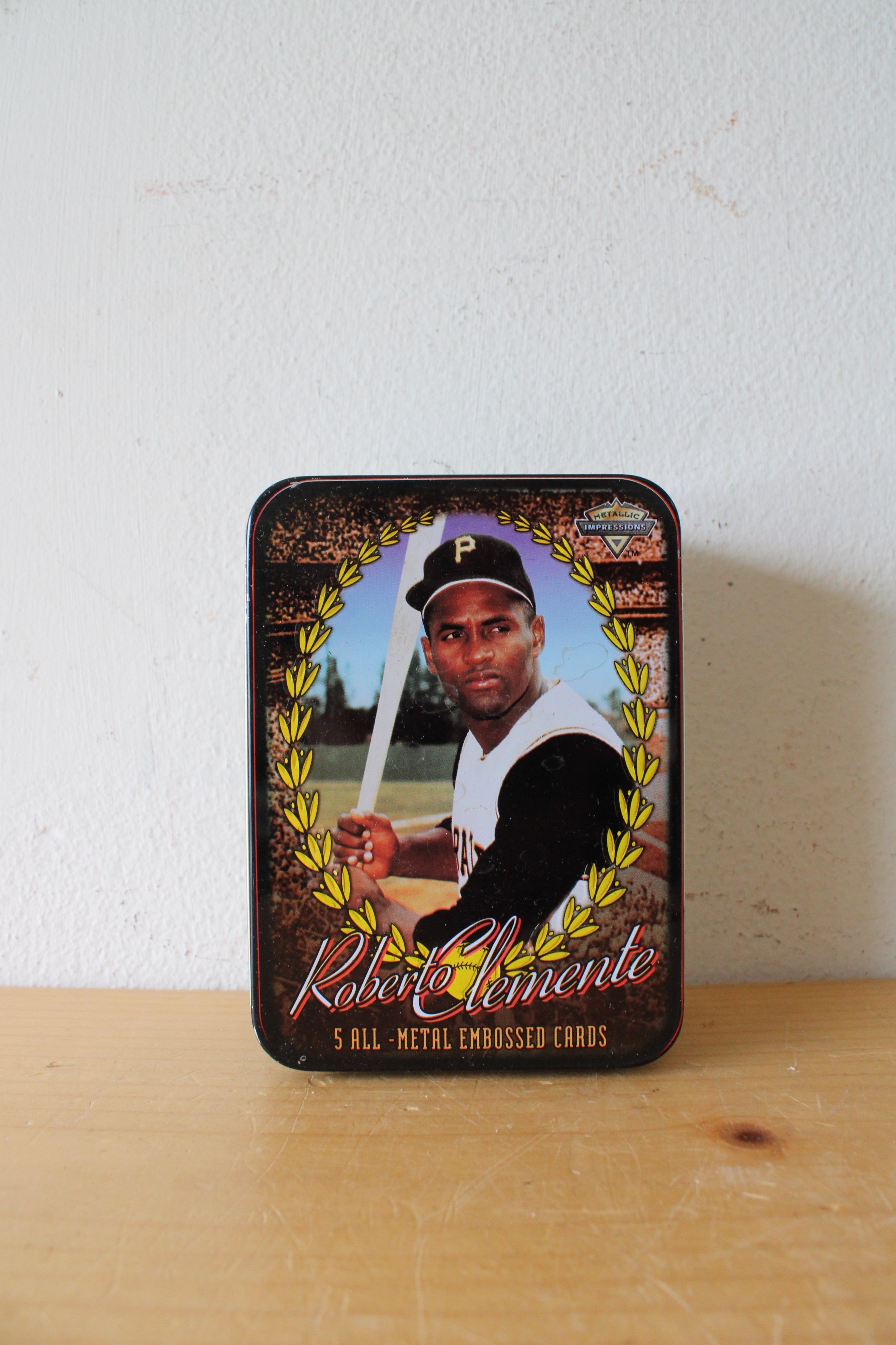Roberto Clemente 5 All - Metal Embossed Cards