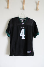 NFL Reebok Philadelphia Eagles Black #4 Kolb Jersey | Youth L (14/16)