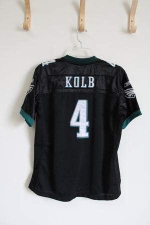 NFL Reebok Philadelphia Eagles Black #4 Kolb Jersey | Youth L (14/16)