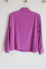 Briggs Button Down Purple Top | S