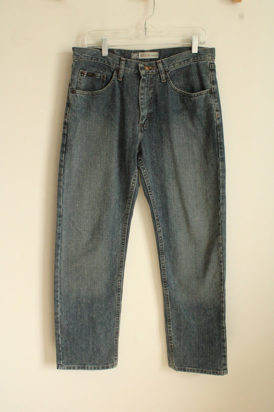 Lee Medium Wash Regular Straight Leg Jeans | 32x30