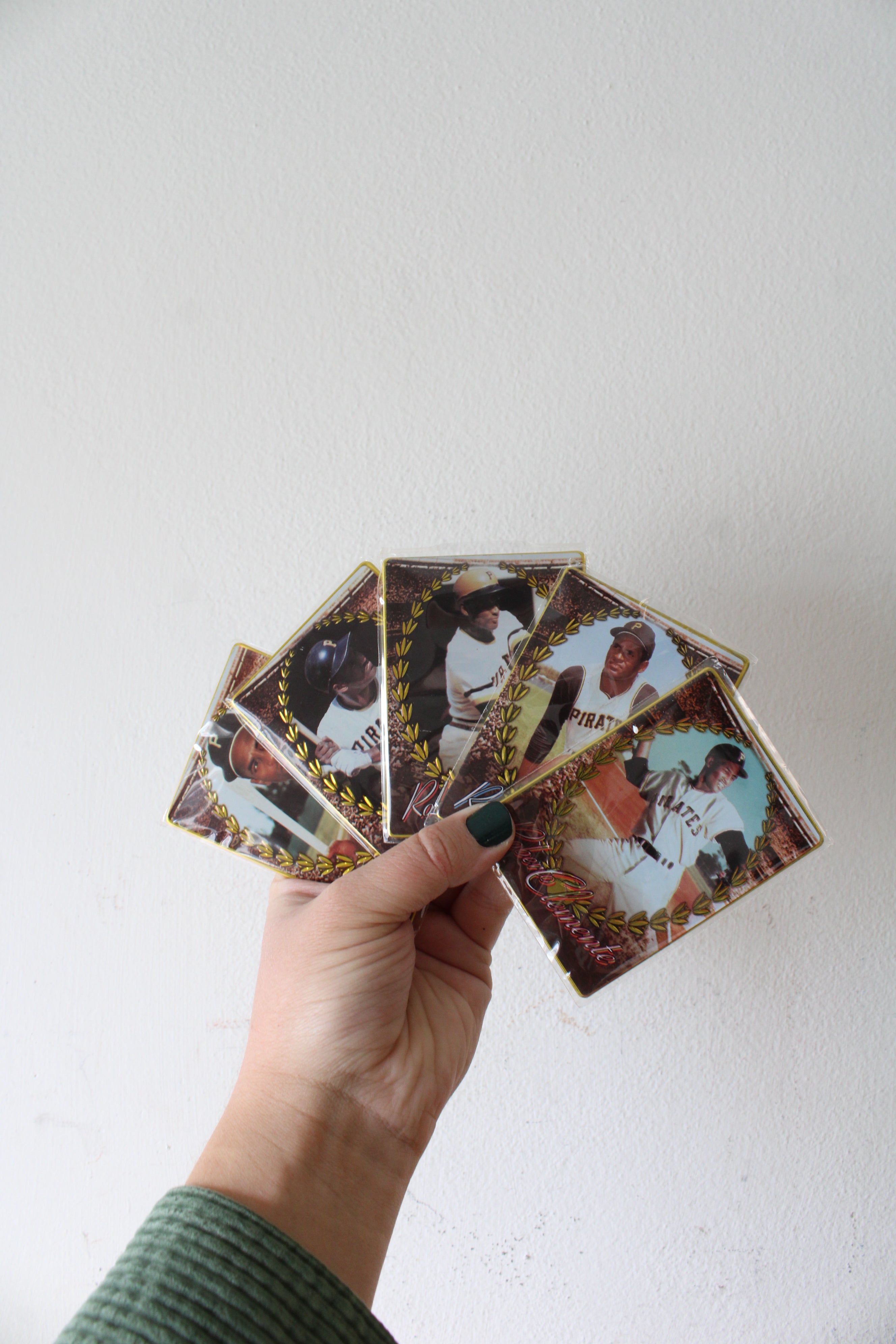 Roberto Clemente 5 All - Metal Embossed Cards