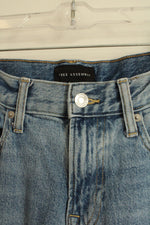 Free Assembly Patchwork Light Wash Slim Fit Jeans | 30x32