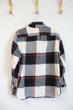 Levi's Black Red & White Plaid Flannel Shirt | M