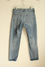 Free Assembly Patchwork Light Wash Slim Fit Jeans | 30x32