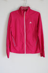 Adidas Pink Lightweight Jacket | M