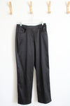 Victor Costa Occasion Black Satin Pants | 10