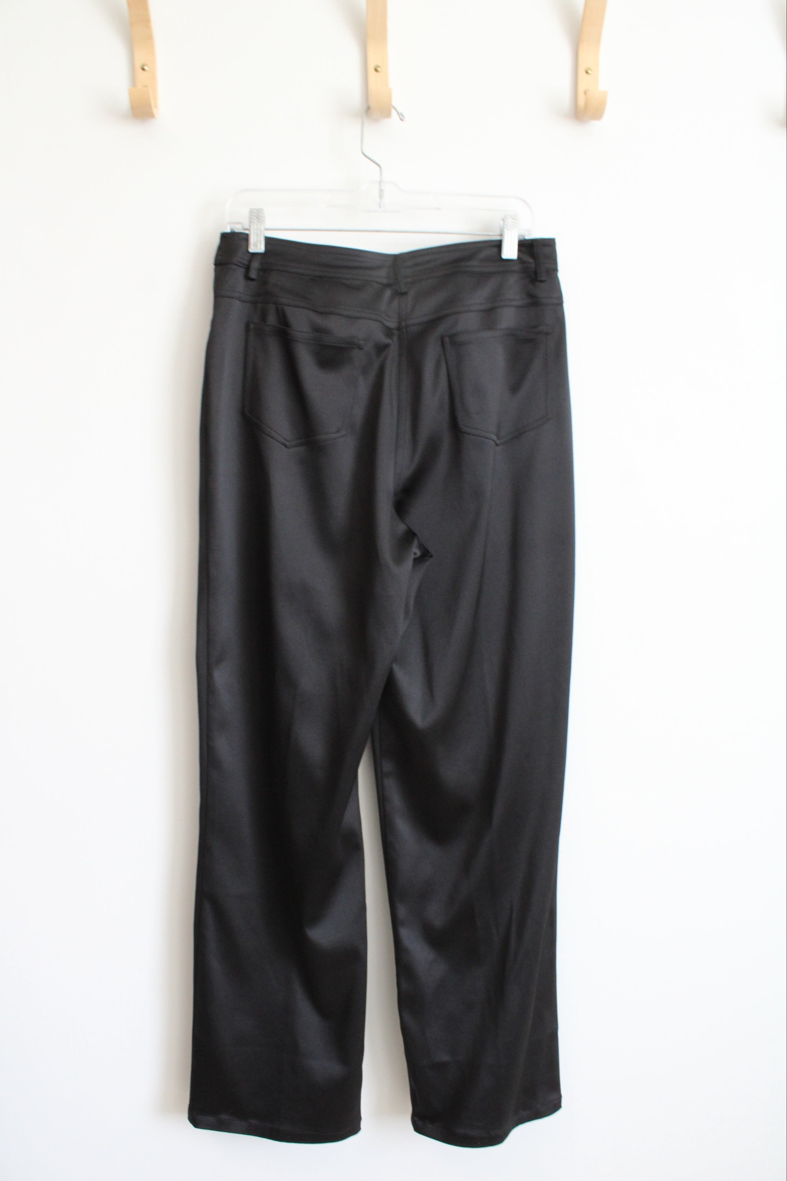 Victor Costa Occasion Black Satin Pants | 10
