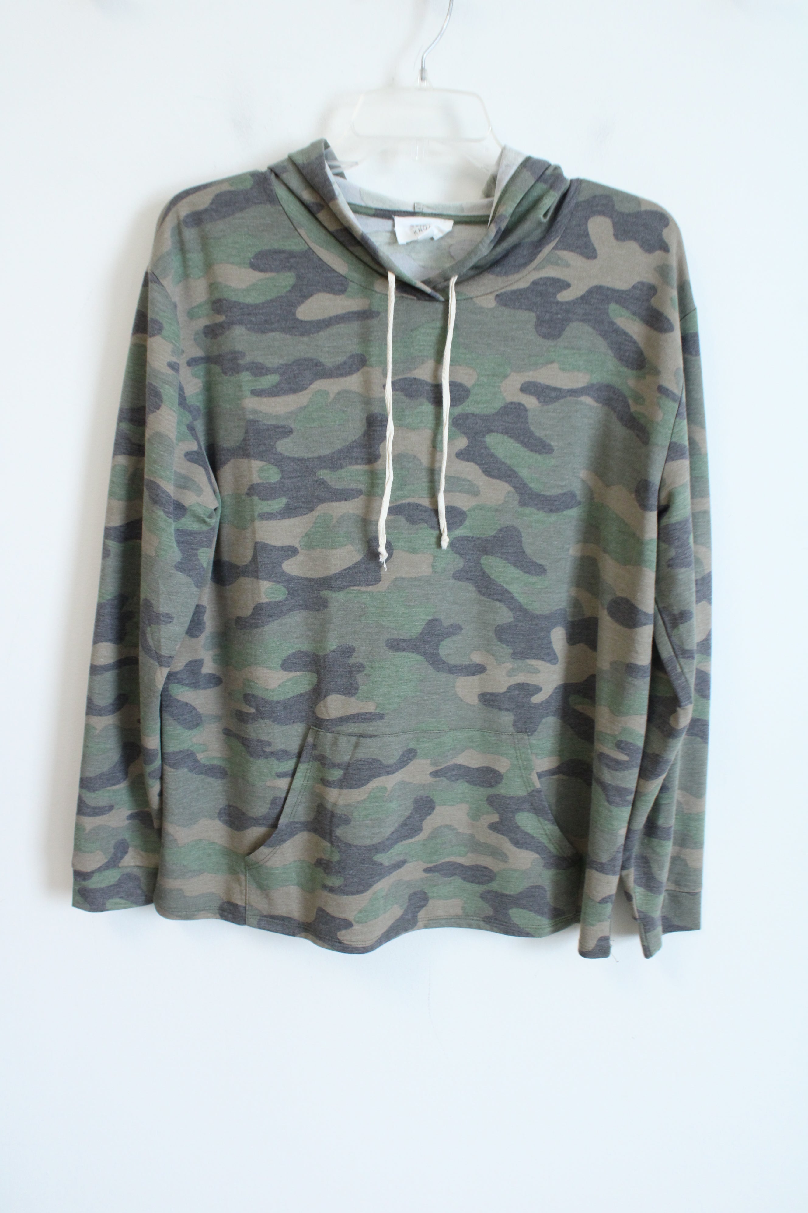 Stitch & Knot Green Camp Stretch Hoodie | M