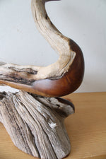 Mendoza Wooden Crane Figurine