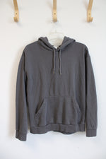 H&M Solid Gray Hoodie | S