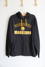 NBA Golden State Warriors Black & Yellow Fleece Lined Hoodie | XL