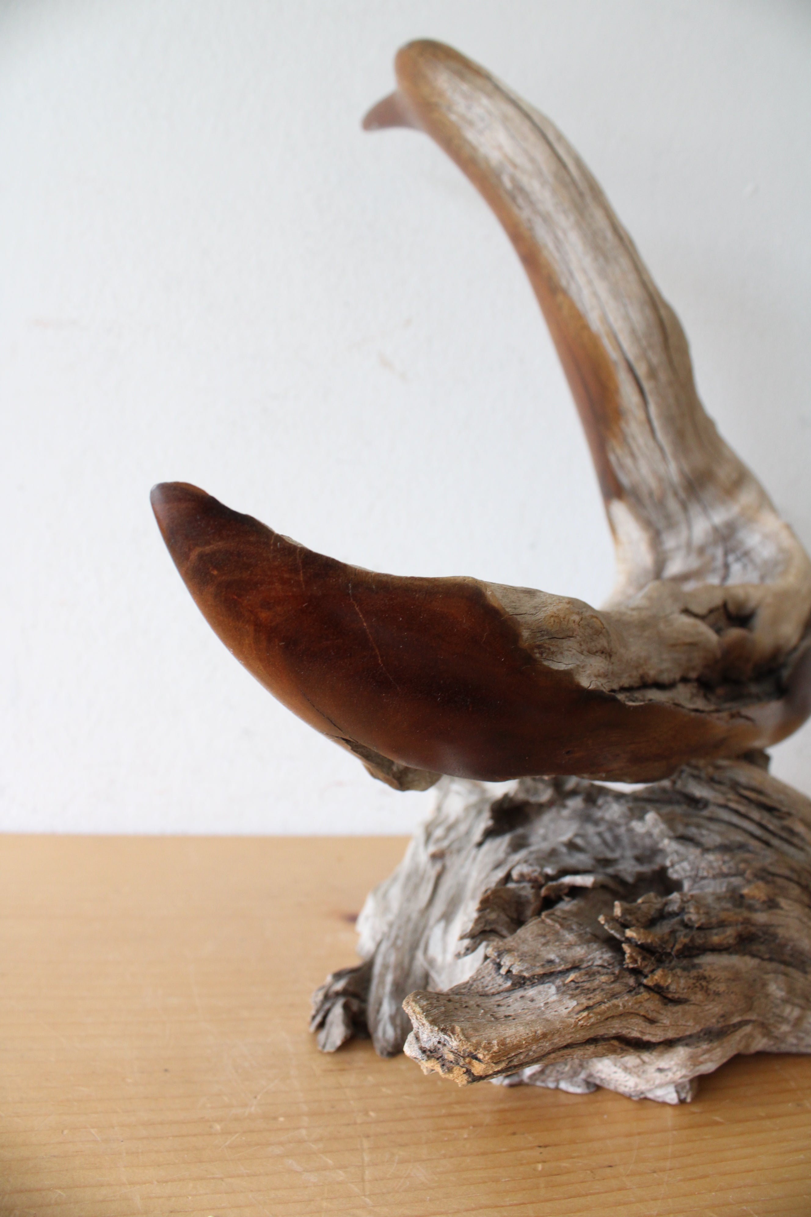 Mendoza Wooden Crane Figurine