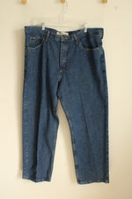 Lee Medium Wash Relaxed Fit Jeans | 42x30