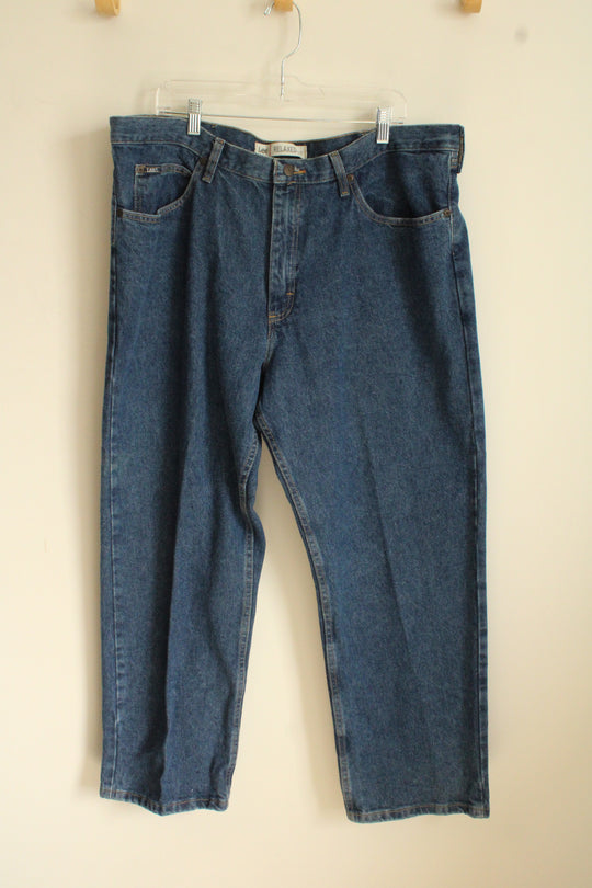 Lee Medium Wash Relaxed Fit Jeans | 42x30