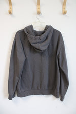 H&M Solid Gray Hoodie | S