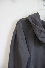 H&M Solid Gray Hoodie | S