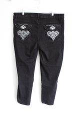 Jack David Black Denim Jeans | 24 Tall