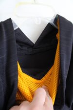 NBA Golden State Warriors Black & Yellow Fleece Lined Hoodie | XL
